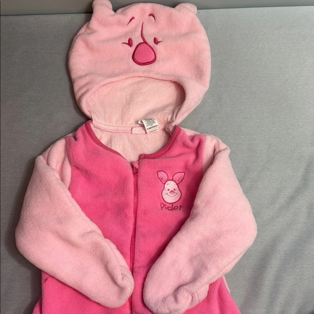 Disney Winnie The Pooh Piglet Baby Snowsuit Size 12 Months - Picture 5 of 9